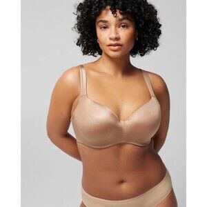 Soma Stunning Support Smooth Balconette Bra in Warm Amber 34D NWT!!